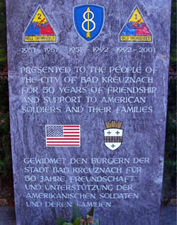 Military Monument to German Host Community